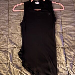 Gymshark Black Muscle Tee